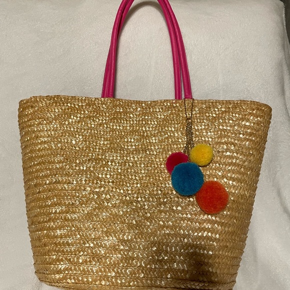 Straw Beach Bag - Picture 2 of 8